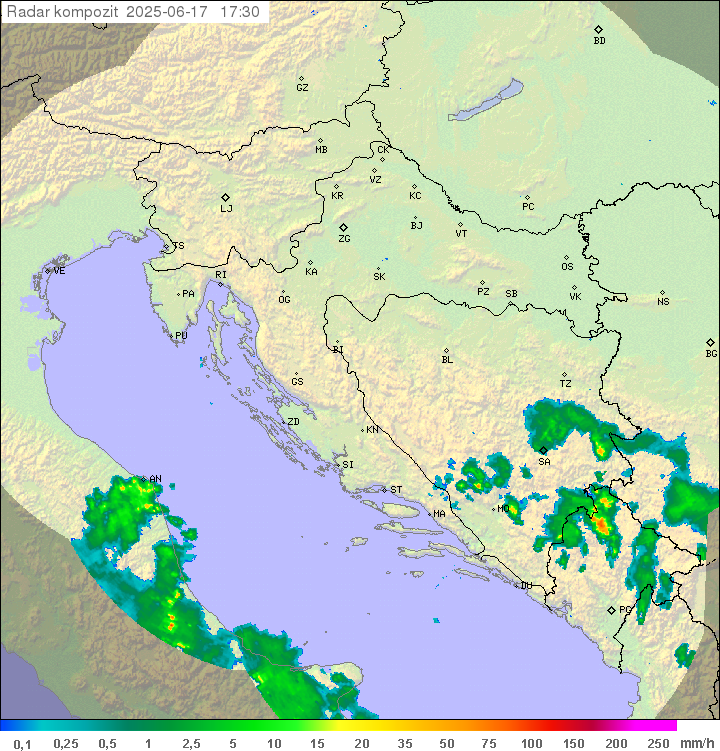 Padavine Hrvaška