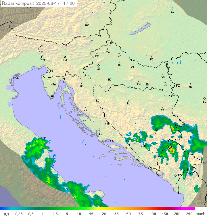 Padavine Hrvaška