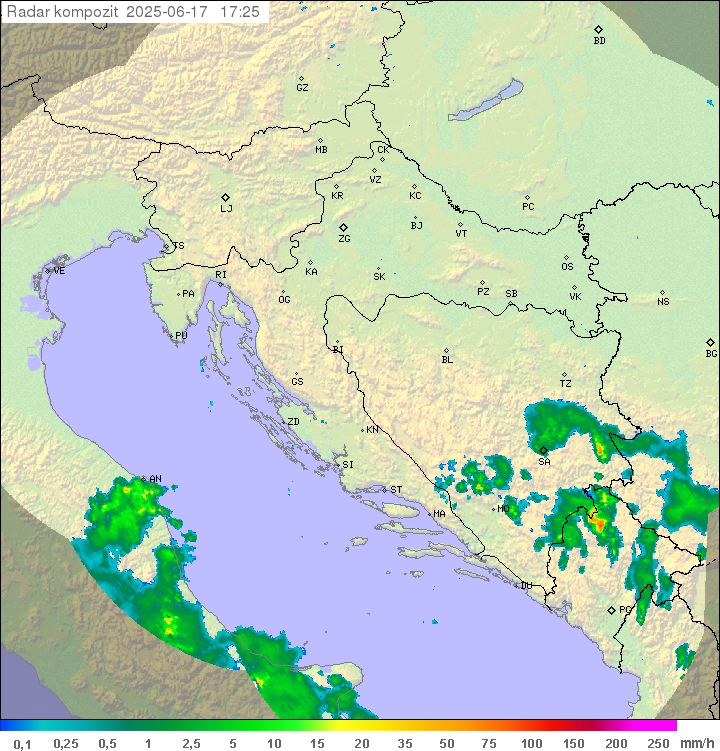 Padavine Hrvaška