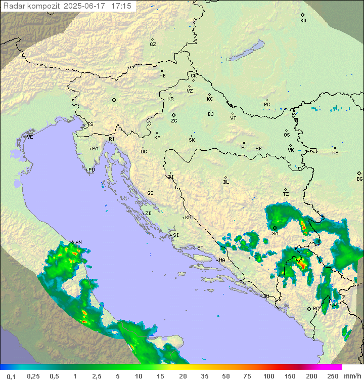 Padavine Hrvaška