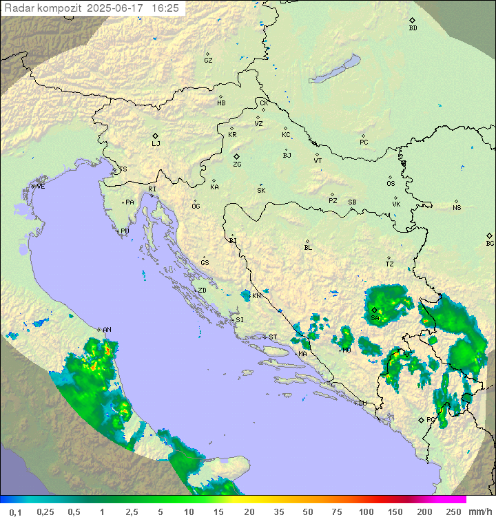 Padavine Hrvaška