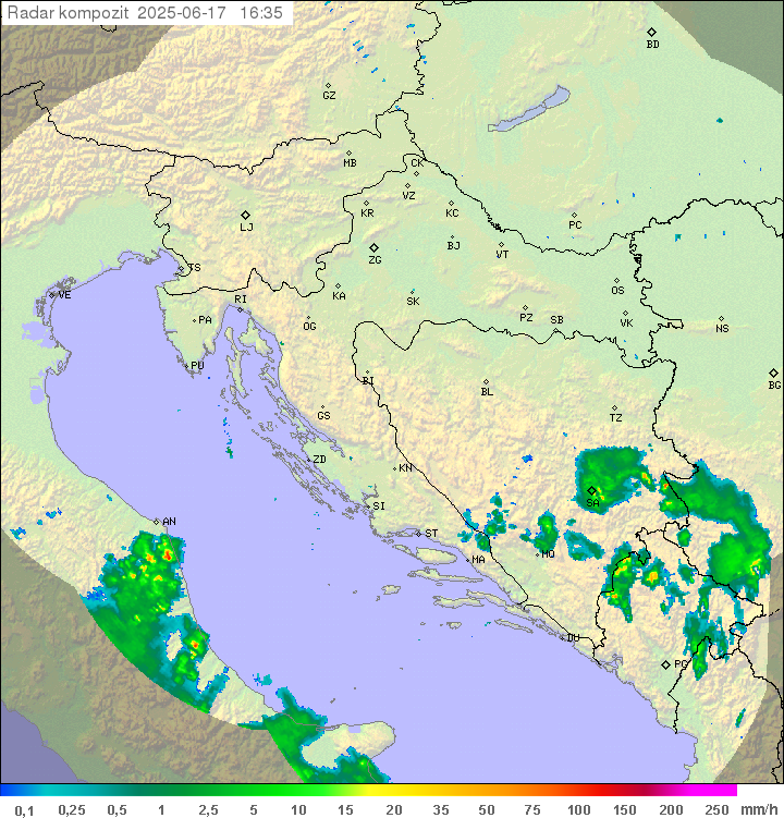 Padavine Hrvaška