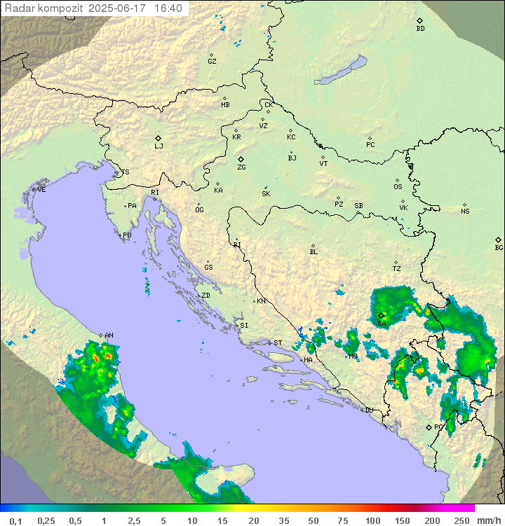 Padavine Hrvaška