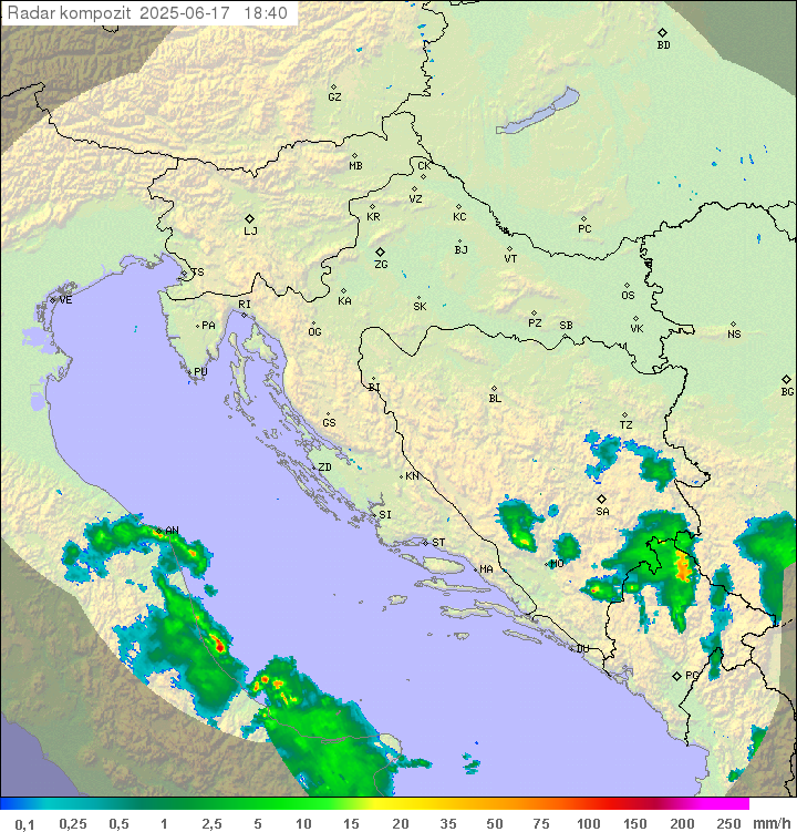 Padavine Hrvaška