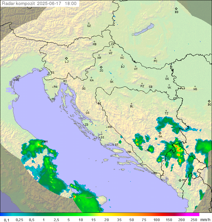 Padavine Hrvaška