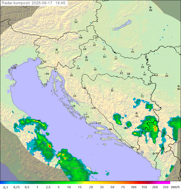 Padavine Hrvaška