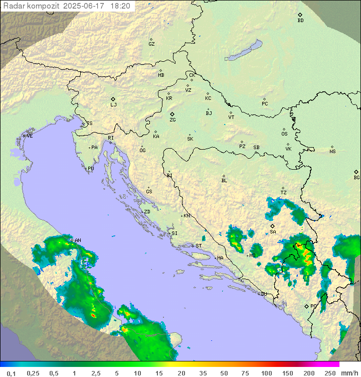 Padavine Hrvaška