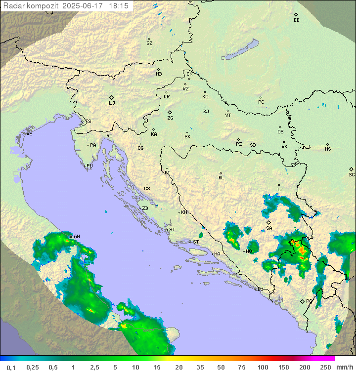 Padavine Hrvaška
