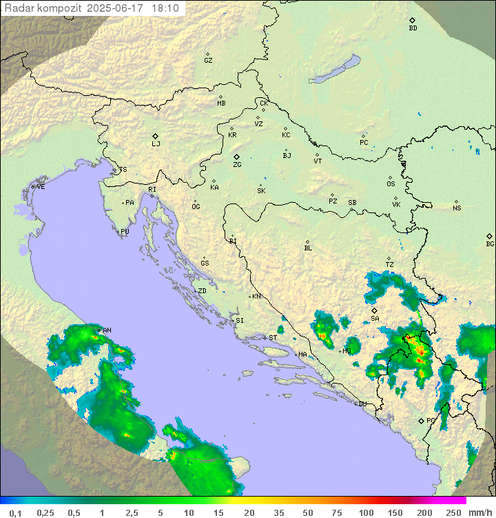 Padavine Hrvaška