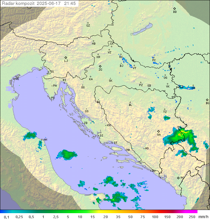 Padavine Hrvaška