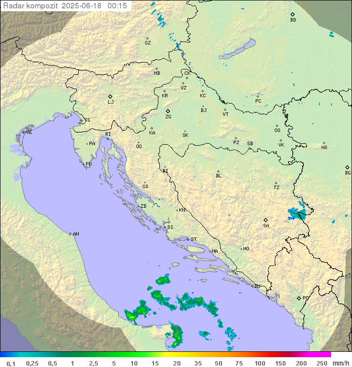Padavine Hrvaška