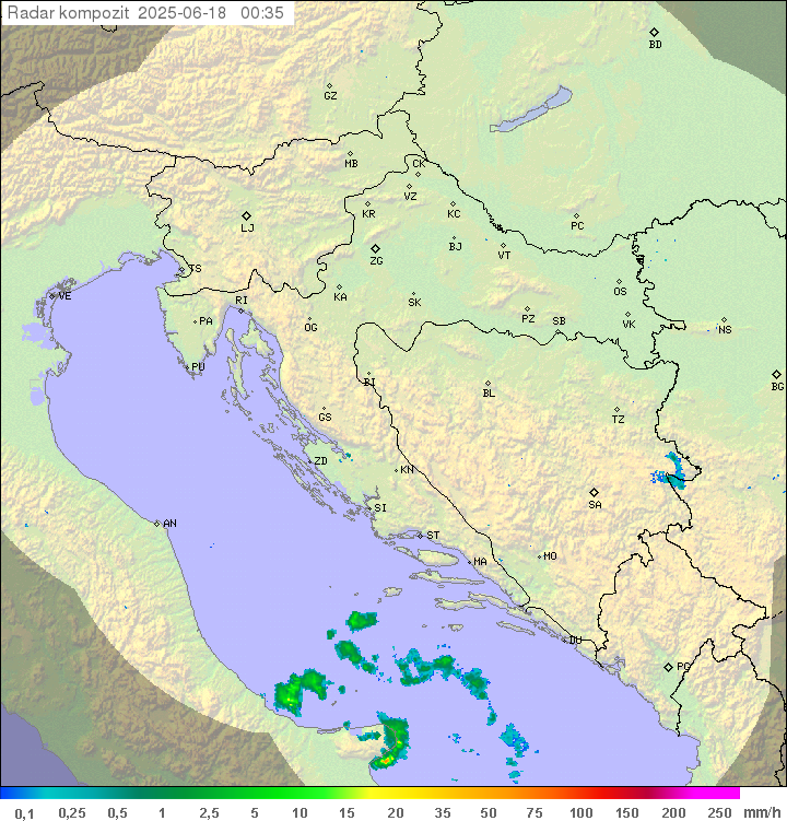 Padavine Hrvaška