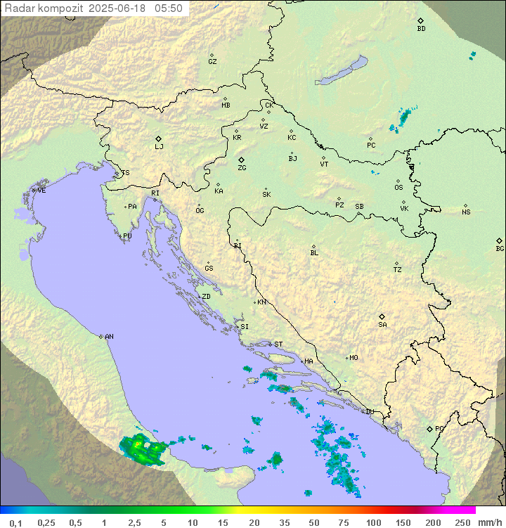 Padavine Hrvaška