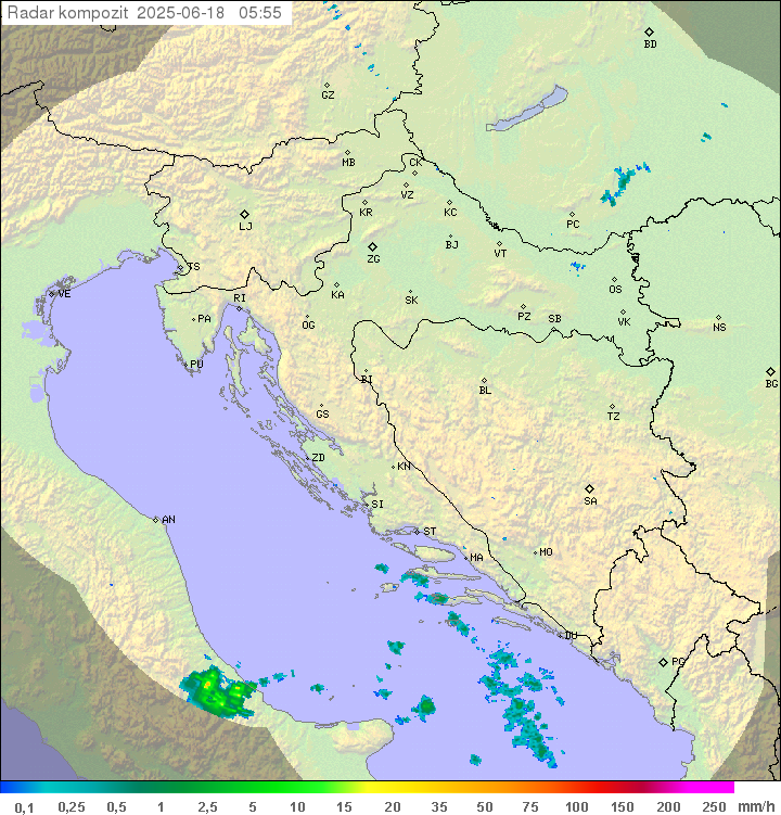 Padavine Hrvaška