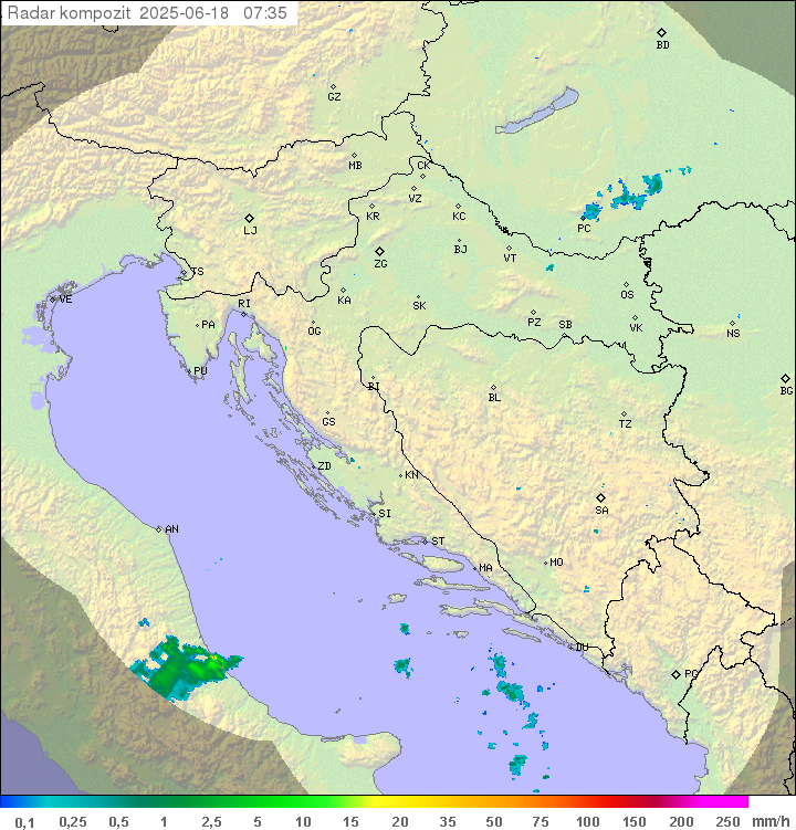 Padavine Hrvaška