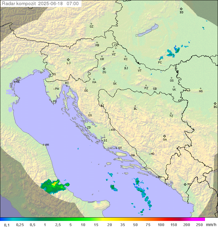 Padavine Hrvaška