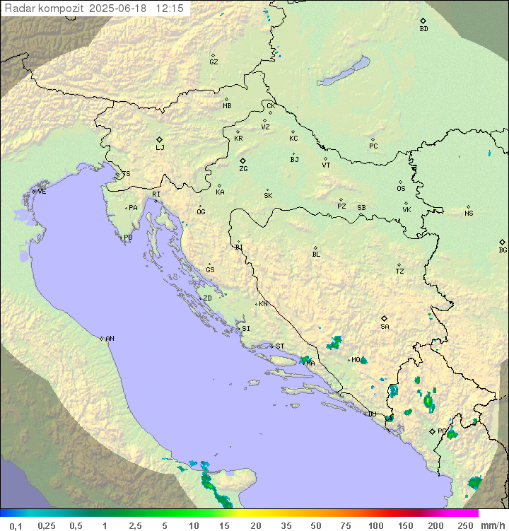 Padavine Hrvaška
