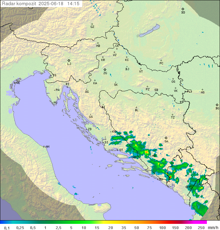 Padavine Hrvaška