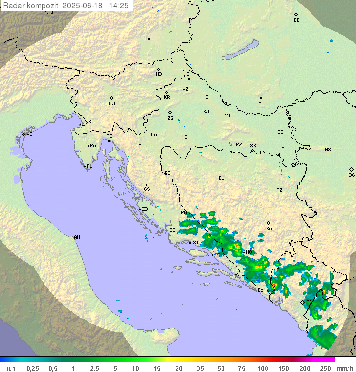 Padavine Hrvaška
