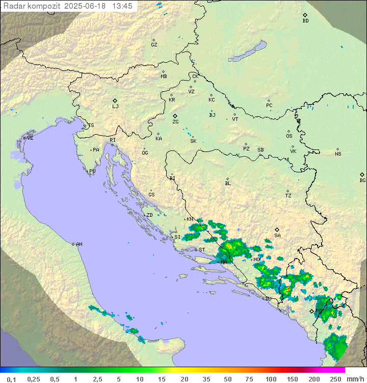 Padavine Hrvaška