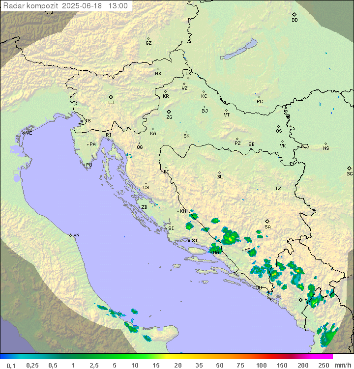 Padavine Hrvaška