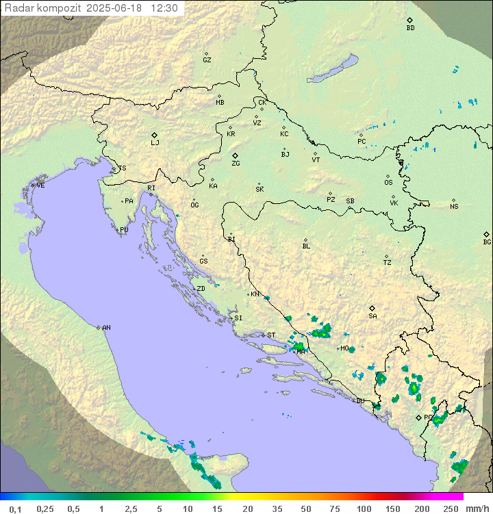 Padavine Hrvaška
