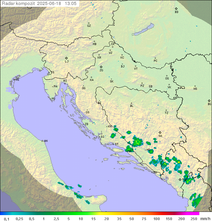 Padavine Hrvaška