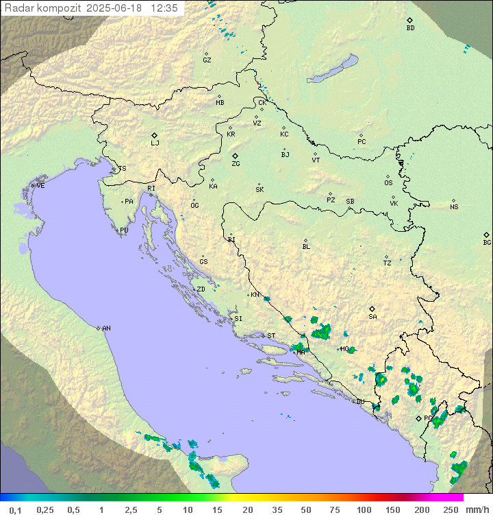 Padavine Hrvaška