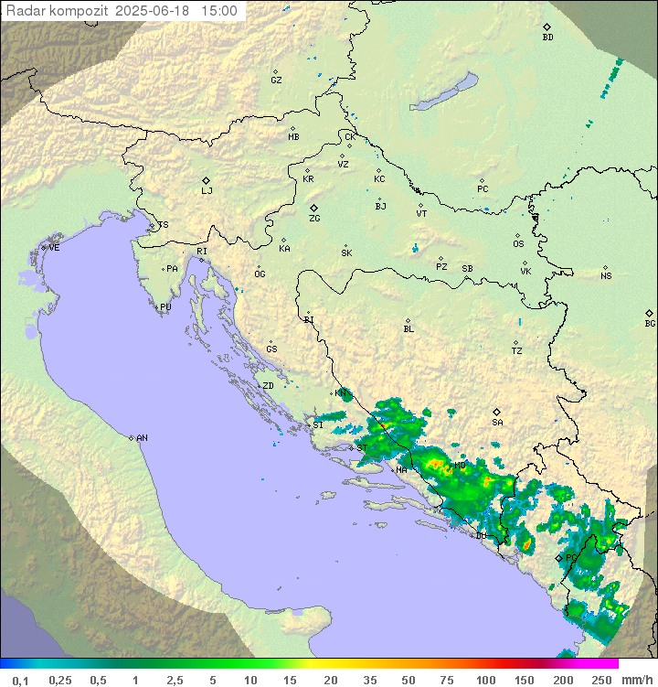 Padavine Hrvaška