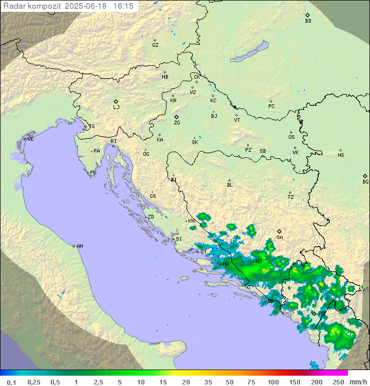 Padavine Hrvaška