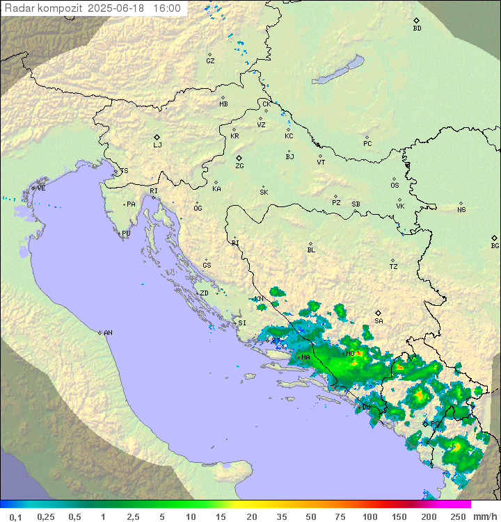 Padavine Hrvaška