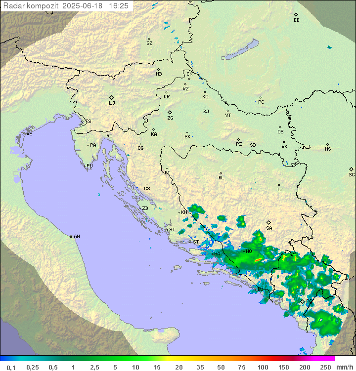 Padavine Hrvaška