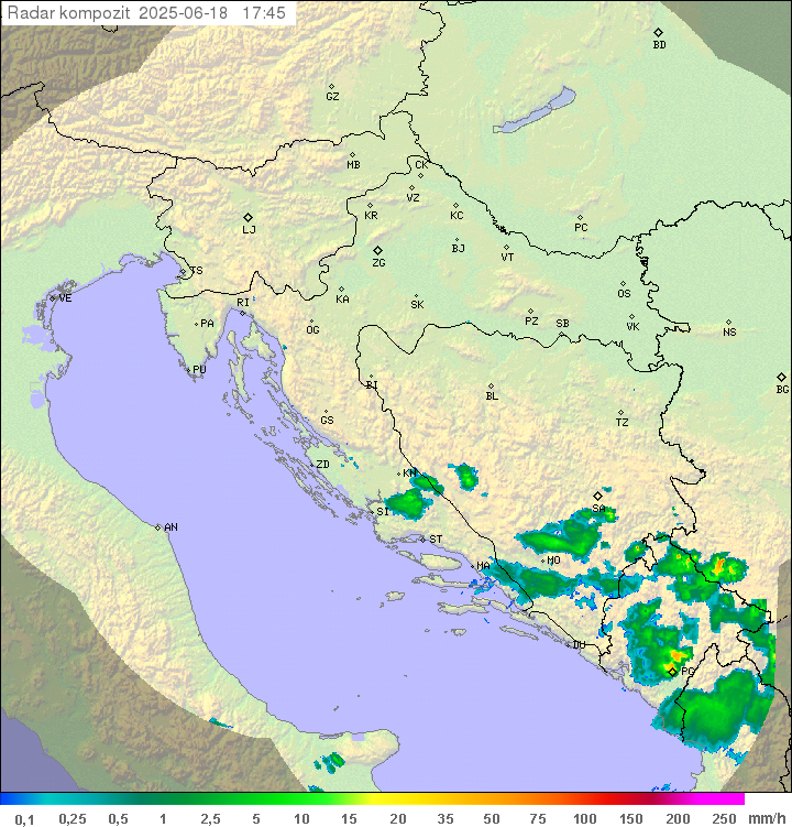Padavine Hrvaška