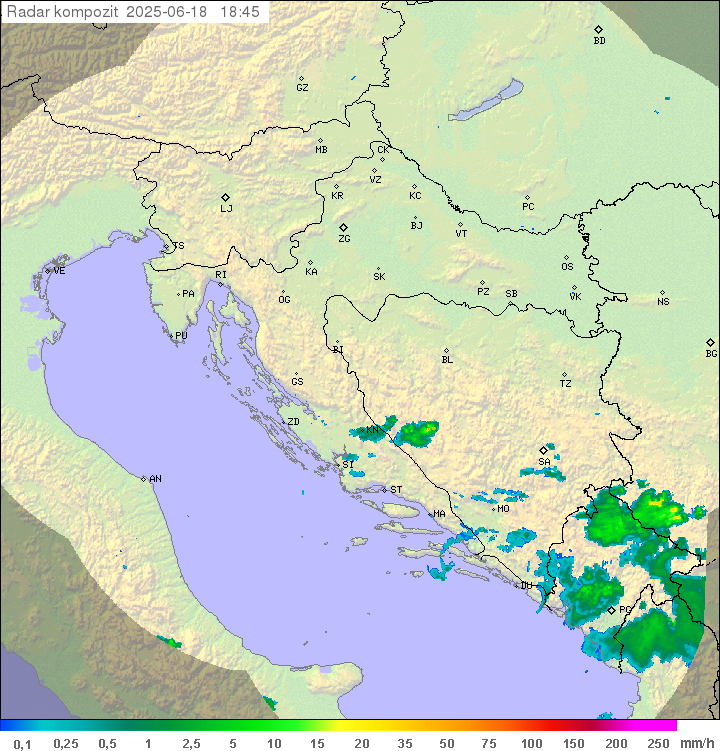 Padavine Hrvaška