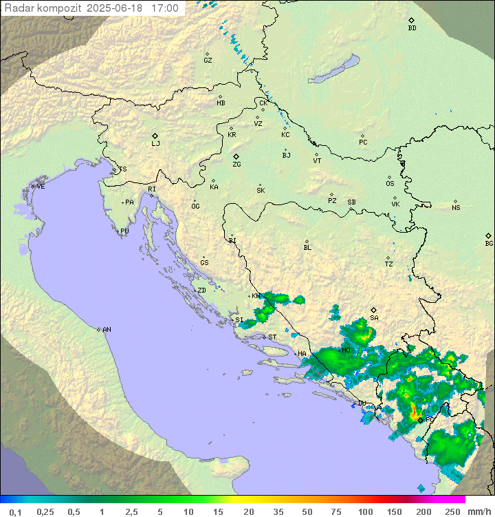 Padavine Hrvaška