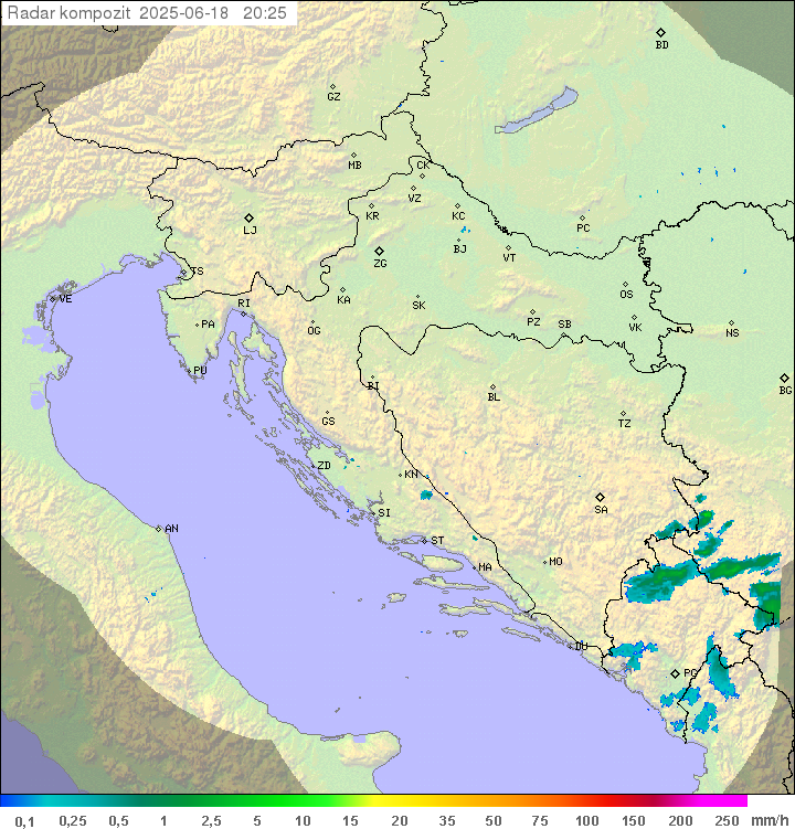 Padavine Hrvaška