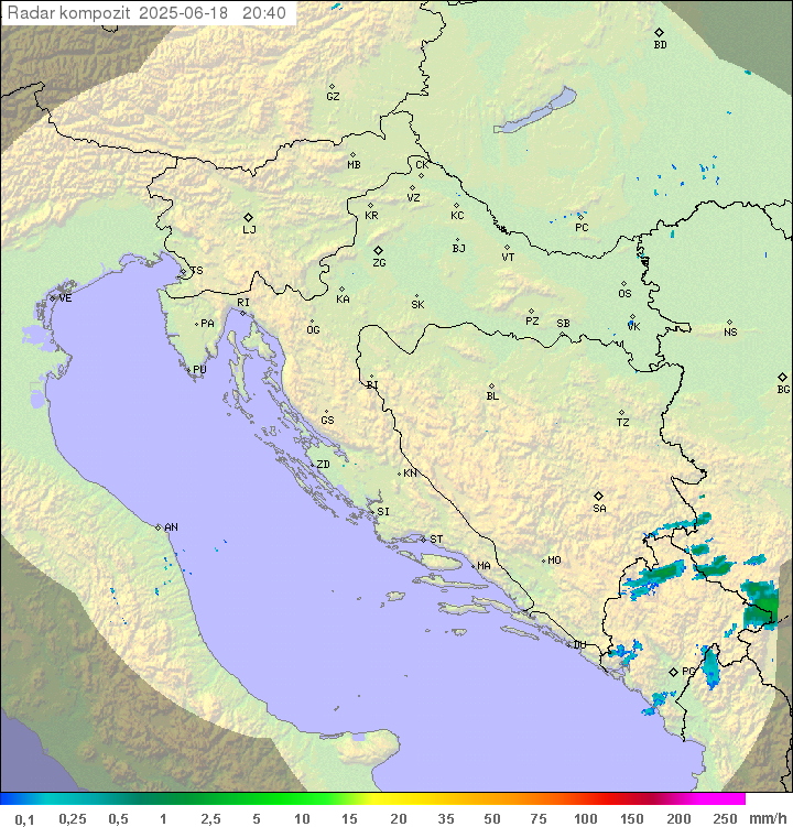 Padavine Hrvaška