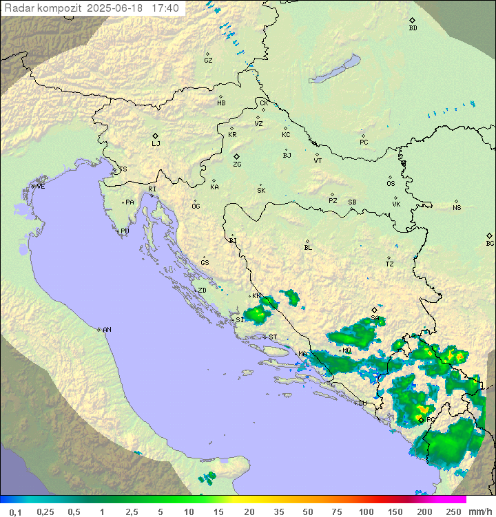 Padavine Hrvaška