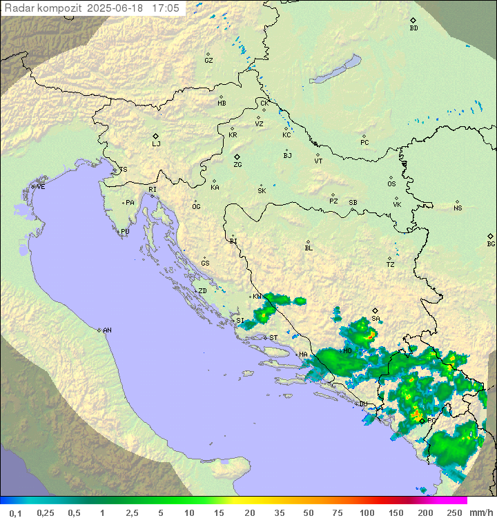 Padavine Hrvaška