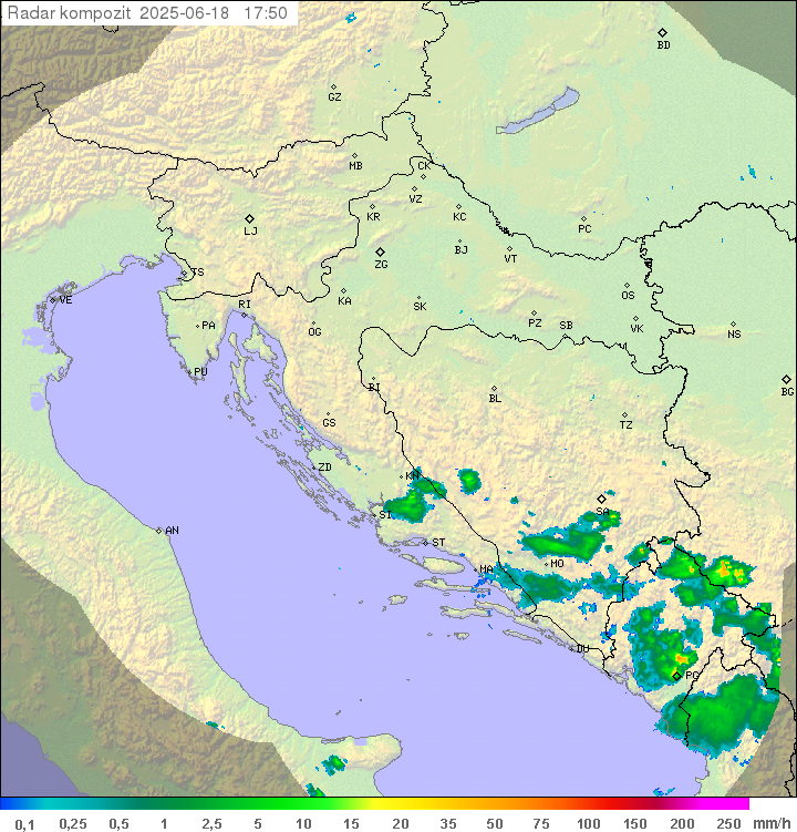 Padavine Hrvaška