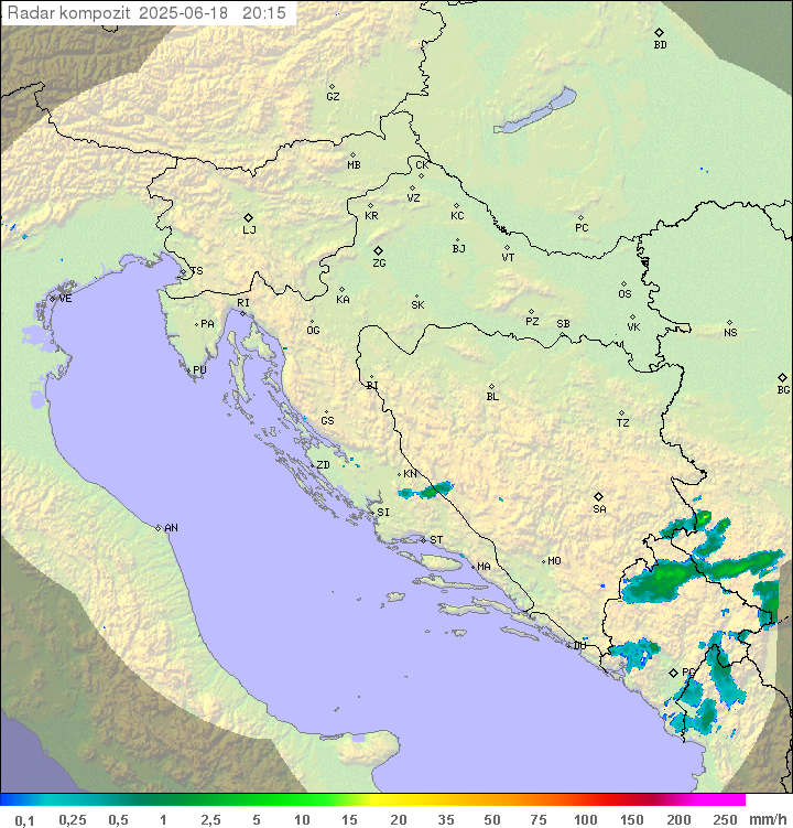 Padavine Hrvaška