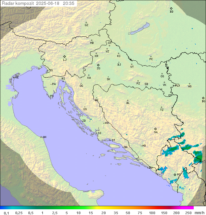 Padavine Hrvaška