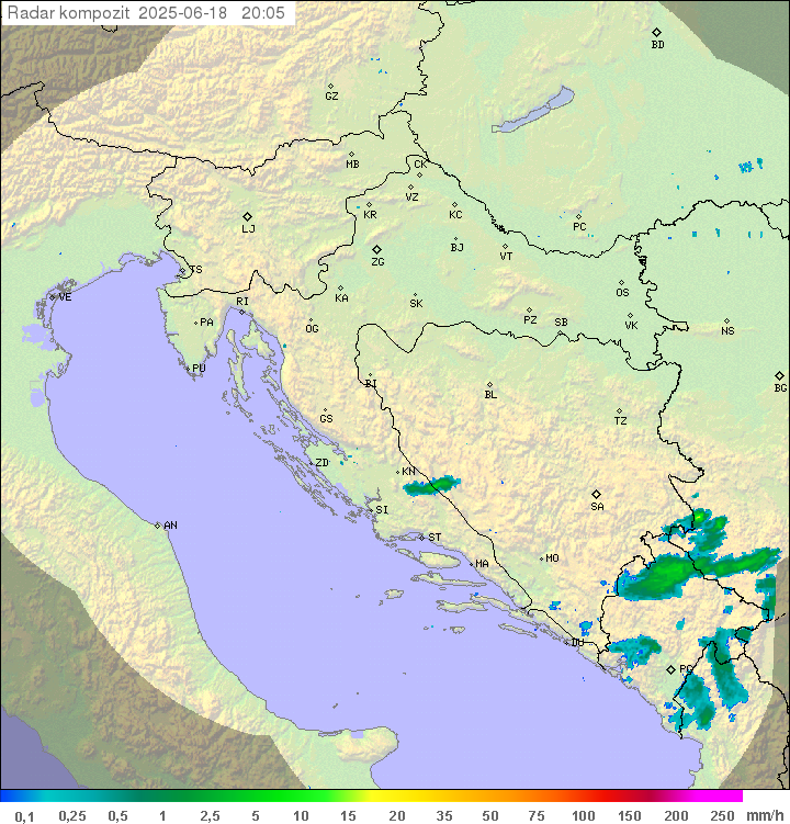 Padavine Hrvaška