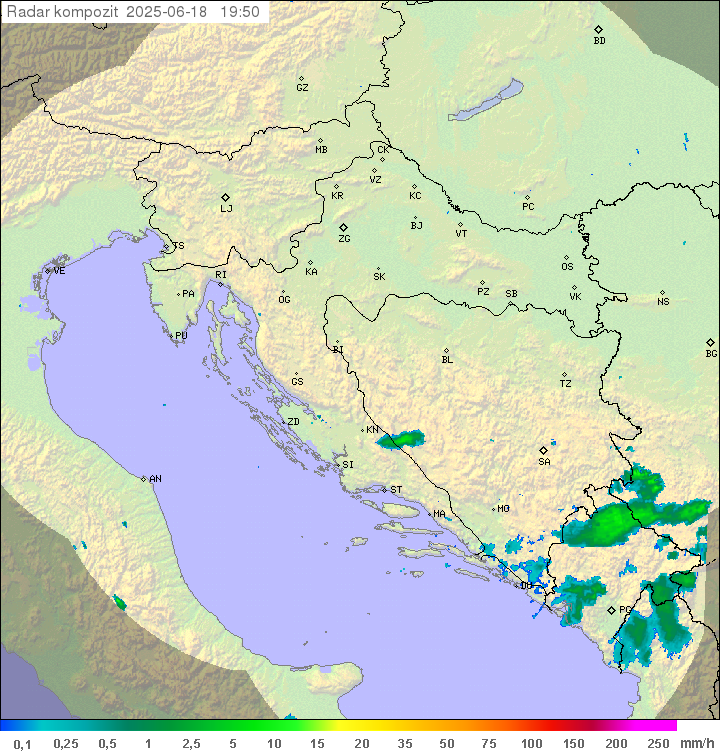 Padavine Hrvaška