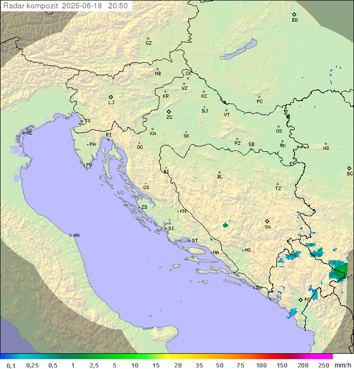 Padavine Hrvaška