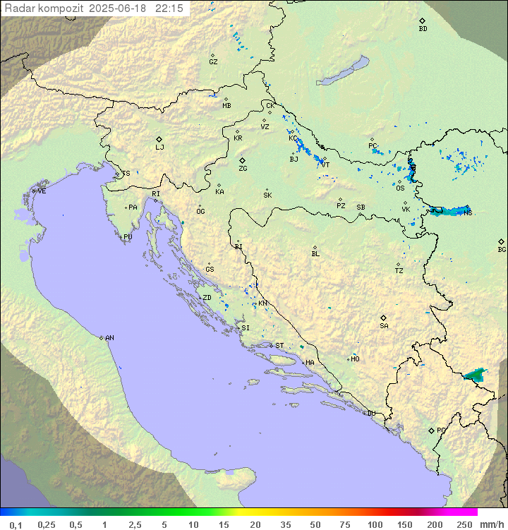 Padavine Hrvaška