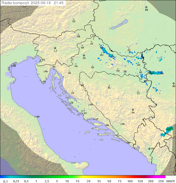 Padavine Hrvaška