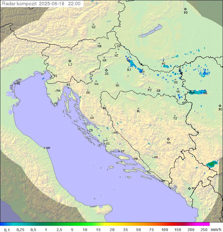 Padavine Hrvaška