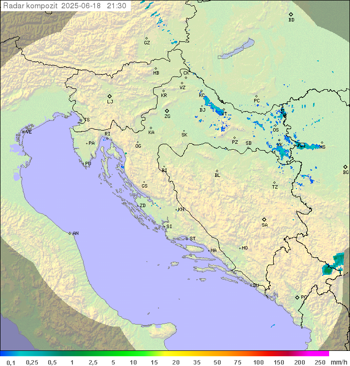 Padavine Hrvaška
