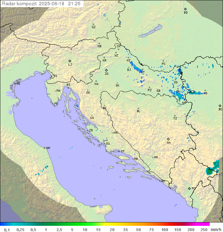 Padavine Hrvaška